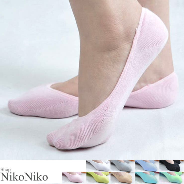 滑り止め付きフットカバー ソックス靴下 パンプスソックス | ShopNikoNiko | 詳細画像1 