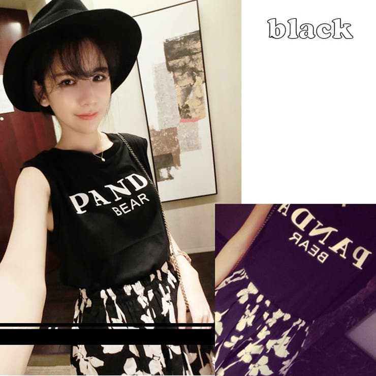 BALMAN ロゴ 金ボタン タンクトップ BALMAIN PARIS バルマン 春夏 金ボタン♪ ロゴ プリント ノースリーブ