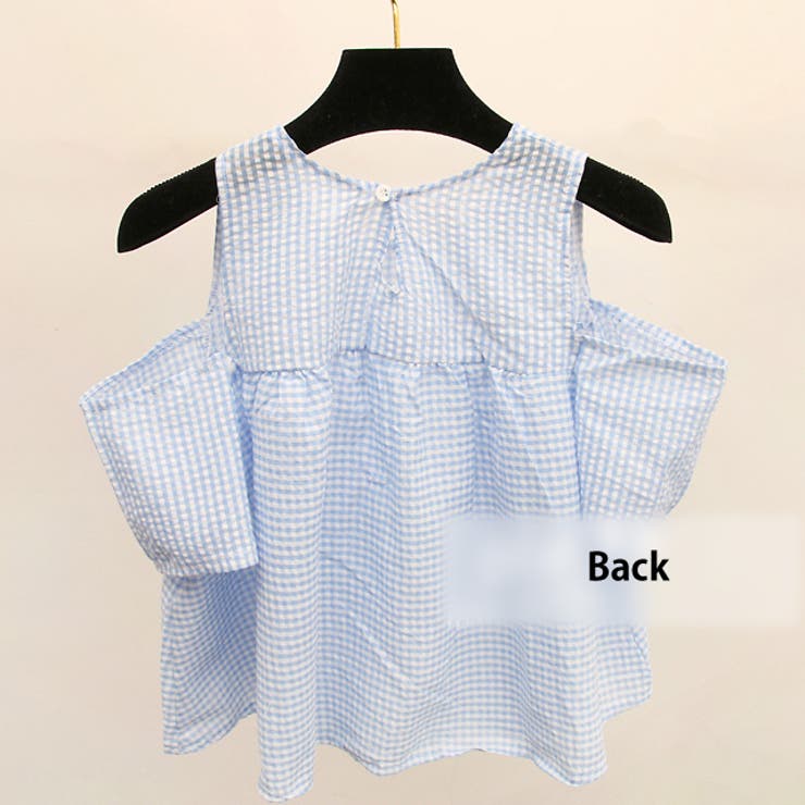 肩出し ギンガムチェック トップス | ShopNikoNiko | 詳細画像6 