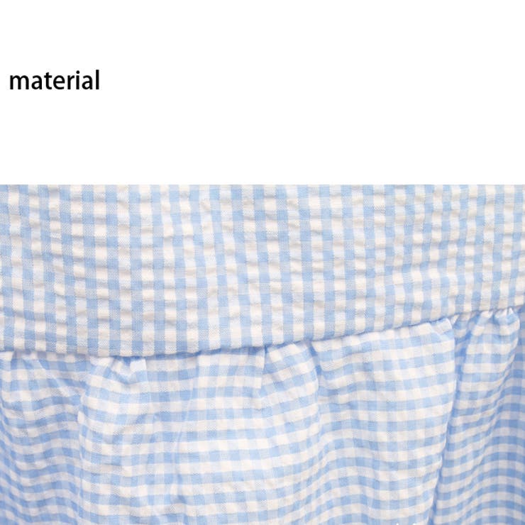 肩出し ギンガムチェック トップス | ShopNikoNiko | 詳細画像7 