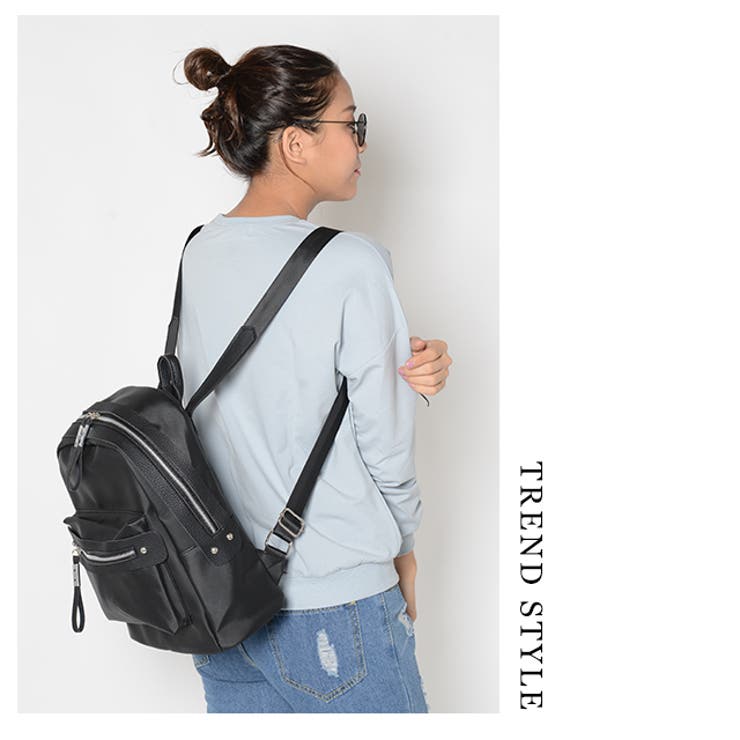 冬新作 ナイロンZIPリュック バッグ | ShopNikoNiko | 詳細画像2 