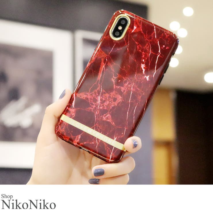 夏新作 マーブル柄 iphoneケース | ShopNikoNiko | 詳細画像1 