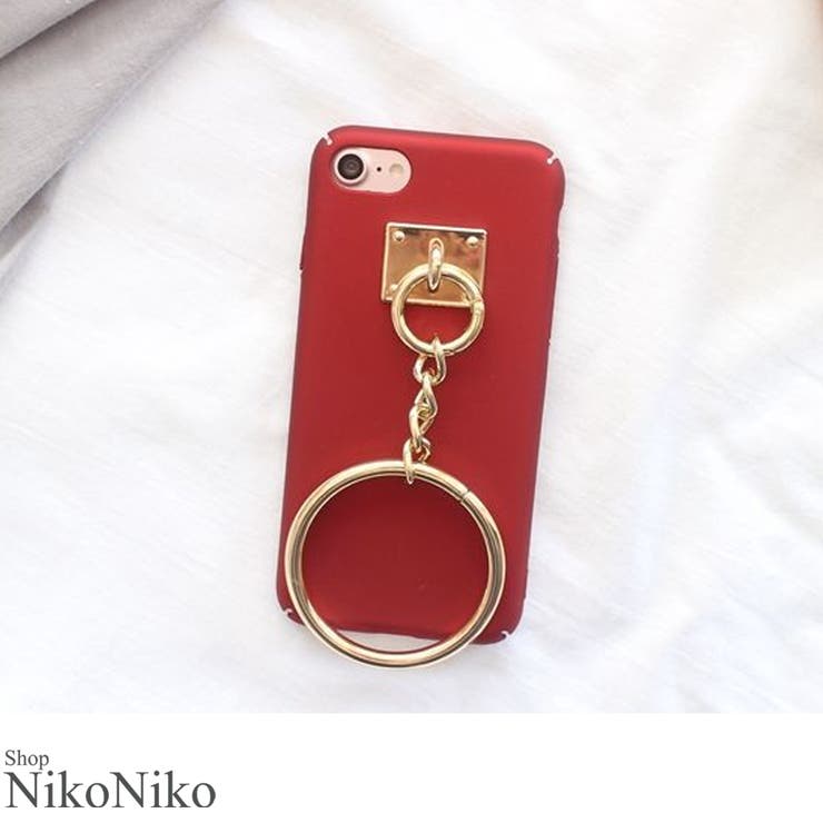 夏新作 リング付きiPhoneケース ma | ShopNikoNiko | 詳細画像1 
