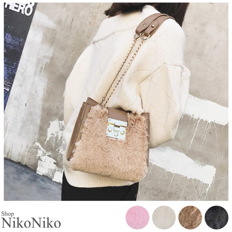 夏新作 エコファーチェーンバッグ バッグ | ShopNikoNiko | 詳細画像1 
