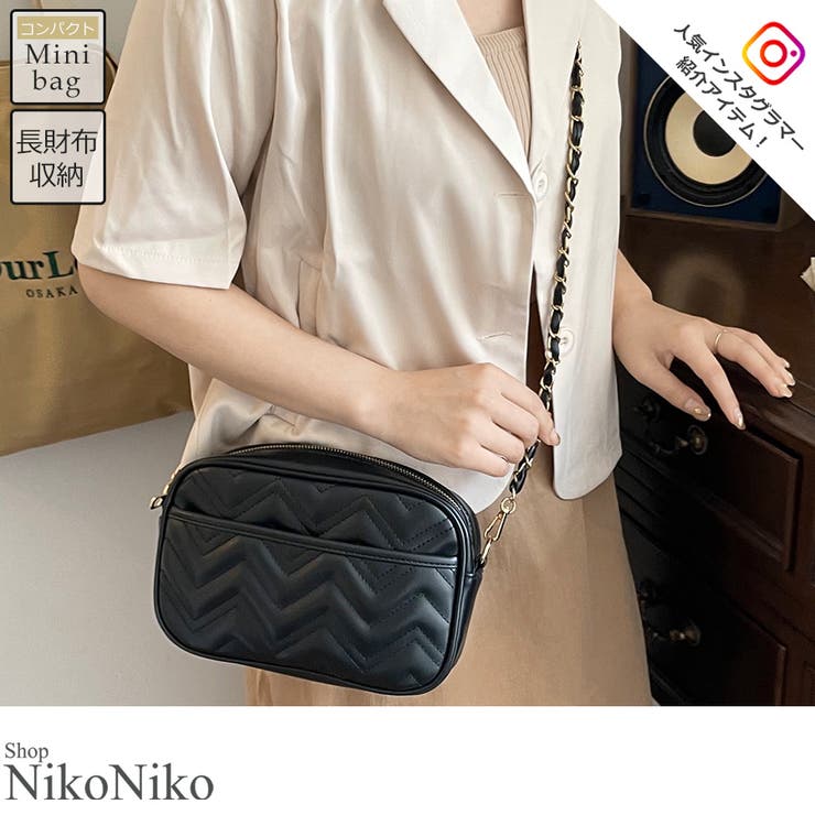 キルティングバッグ チェーン ショルダーバッグ | ShopNikoNiko | 詳細画像1 
