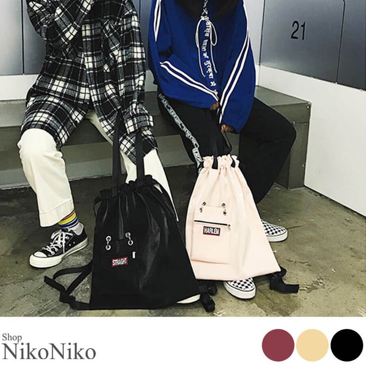 秋新作 ロゴ2wayバッグ ma | ShopNikoNiko | 詳細画像1 