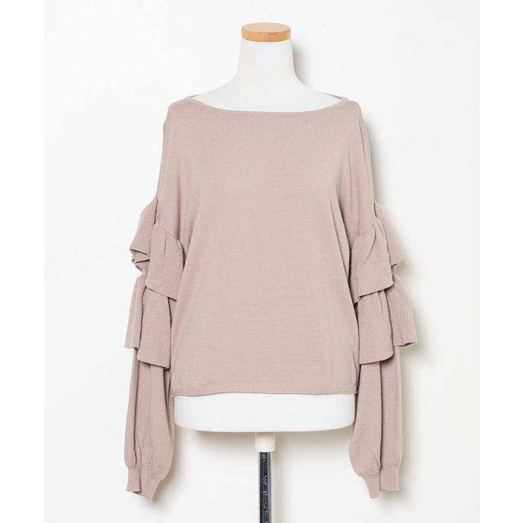 冬新作 フリル袖 ニットトップス | ShopNikoNiko | 詳細画像18 