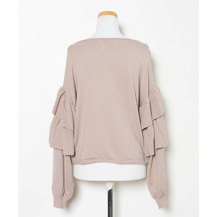 冬新作 フリル袖 ニットトップス | ShopNikoNiko | 詳細画像20 