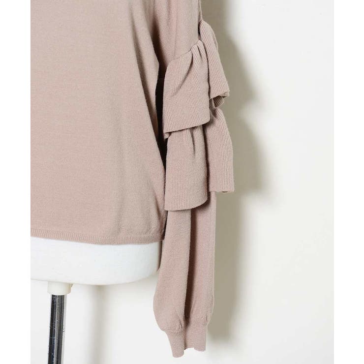 冬新作 フリル袖 ニットトップス | ShopNikoNiko | 詳細画像22 