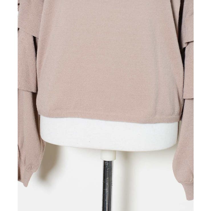 冬新作 フリル袖 ニットトップス | ShopNikoNiko | 詳細画像23 