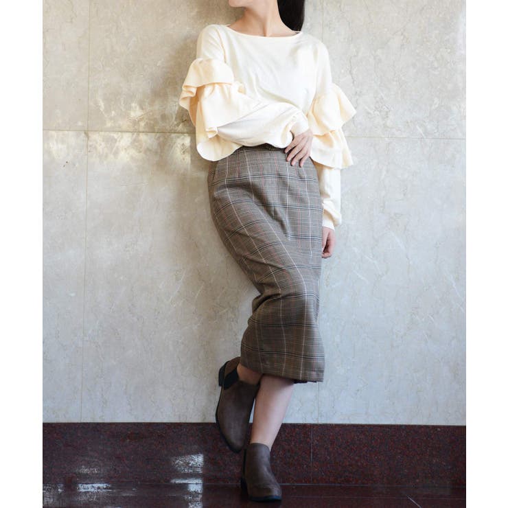 冬新作 フリル袖 ニットトップス | ShopNikoNiko | 詳細画像9 