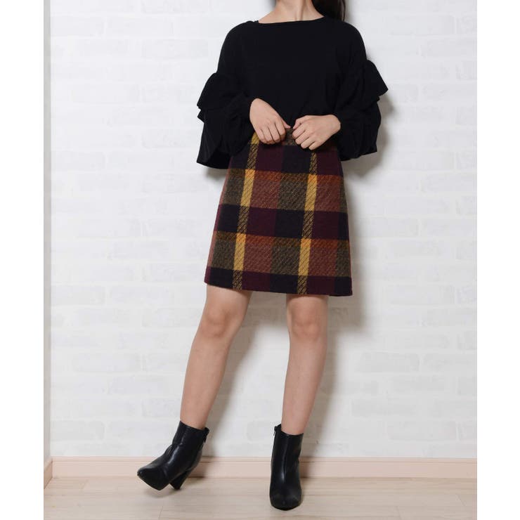 冬新作 フリル袖 ニットトップス | ShopNikoNiko | 詳細画像12 