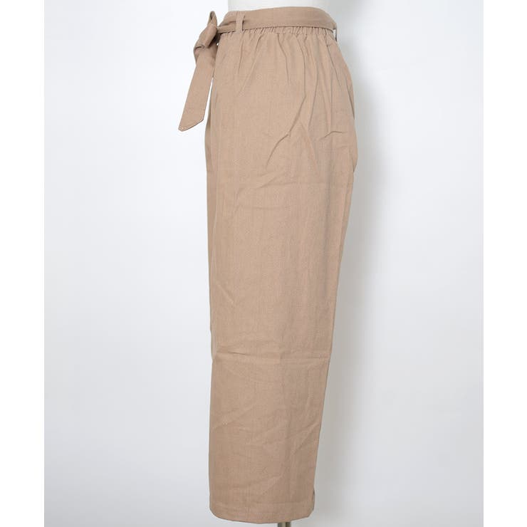 冬新作 ウエストリボンチノパンツ ボトムス | ShopNikoNiko | 詳細画像5 