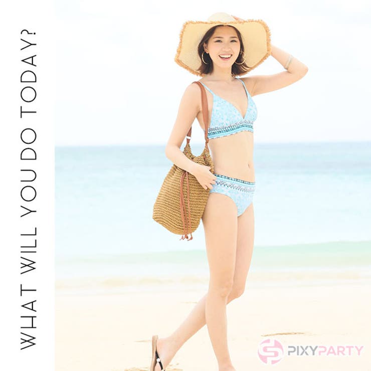 新品☆L♪ビスチェ風水着4点セット♪ビキニ♪リゾートにも☆a712 TeddyShop 水着 ビスチェ風レースアップバックシャンハイ