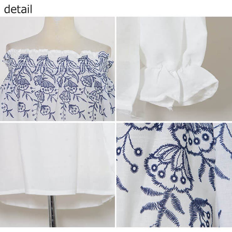 s*a様 EFFE BEAMS スカラップ刺繍オフショルトップス s*a様 EFFE BEAMS スカラップ刺繍オフショルトップス EFFE BEAMS
