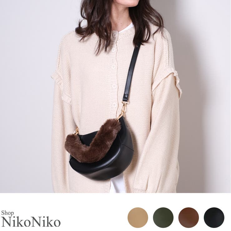 夏新作 ファーハンドルバッグ 鞄 | ShopNikoNiko | 詳細画像1 