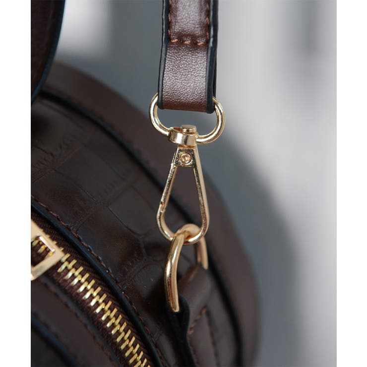 春新作 クロコ調ラウンドバッグ バッグ | ShopNikoNiko | 詳細画像18 