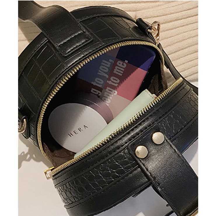 春新作 クロコ調ラウンドバッグ バッグ | ShopNikoNiko | 詳細画像10 