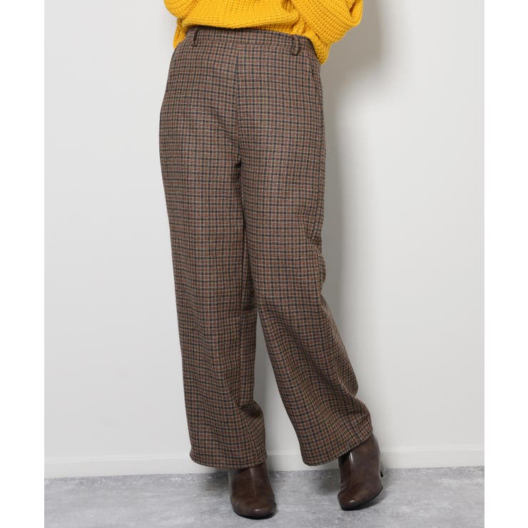 冬新作 ガンクラブチェックパンツ ボトムス 品番 Mg Shopnikoniko ショップニコニコ のレディースファッション 通販 Shoplist ショップリスト