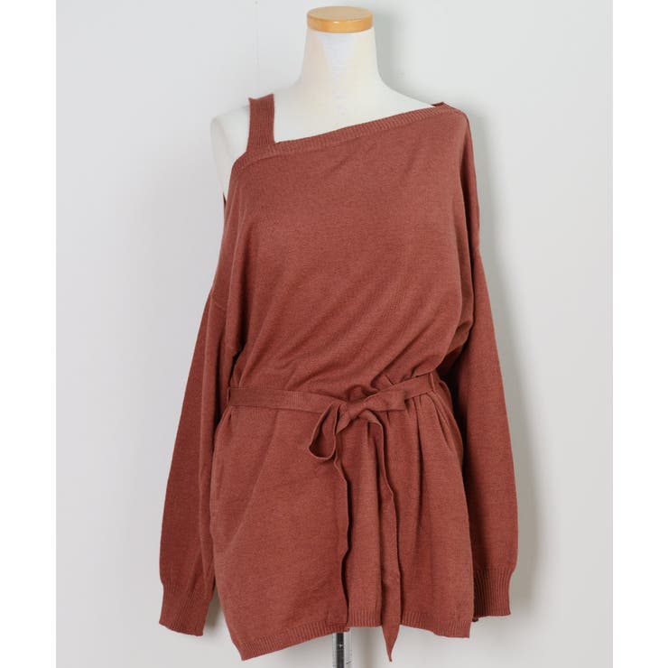 冬新作 ワンショルドッキングチュニック トップス | ShopNikoNiko | 詳細画像24 