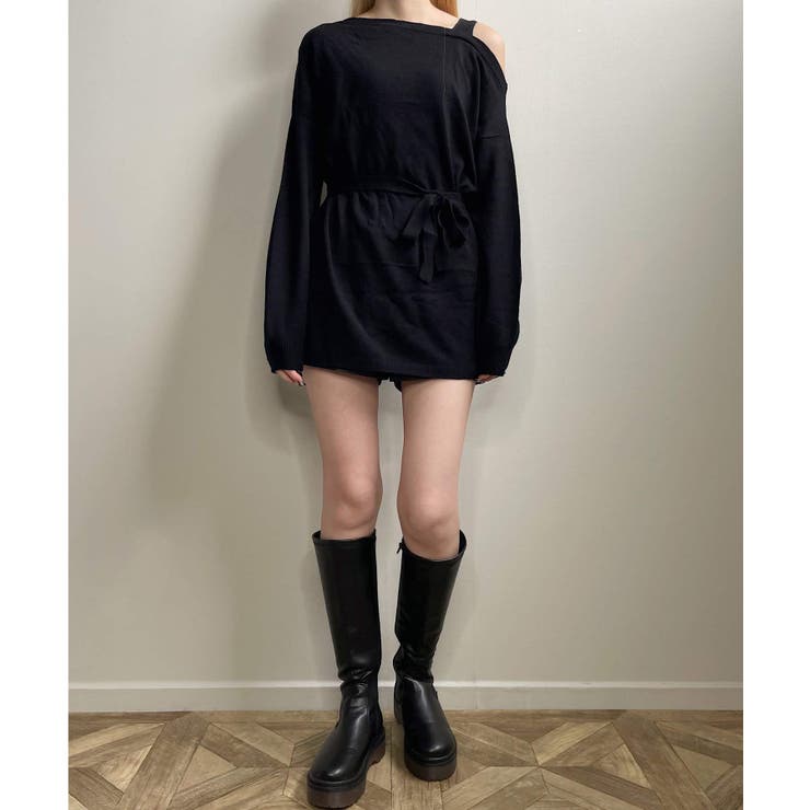 冬新作 ワンショルドッキングチュニック トップス | ShopNikoNiko | 詳細画像17 