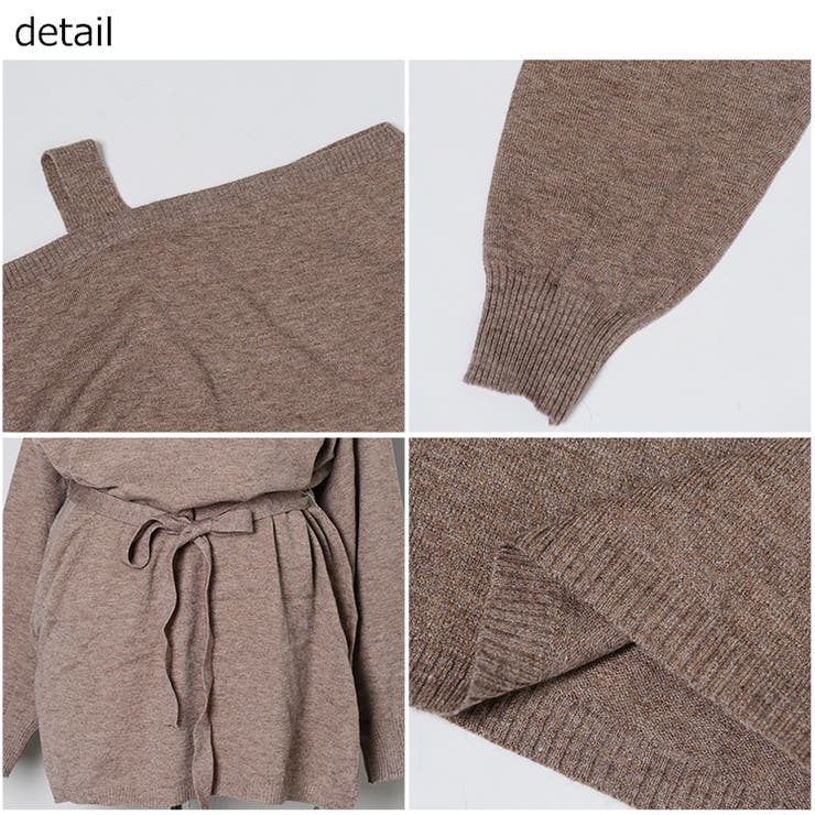 冬新作 ワンショルドッキングチュニック トップス | ShopNikoNiko | 詳細画像33 