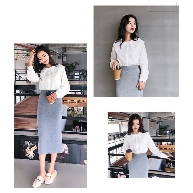 冬新作 レース襟シャツ ma | ShopNikoNiko | 詳細画像8 