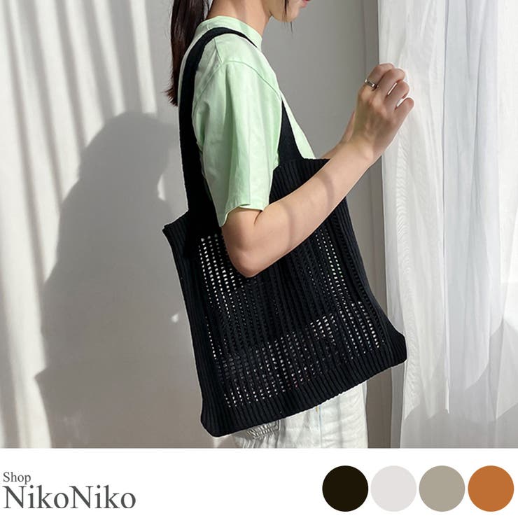 夏新作 メッシュニットバッグ ma | ShopNikoNiko | 詳細画像1 