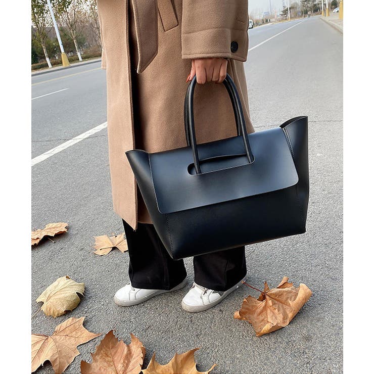 冬新作 フェイクレザー トートバッグ | ShopNikoNiko | 詳細画像7 