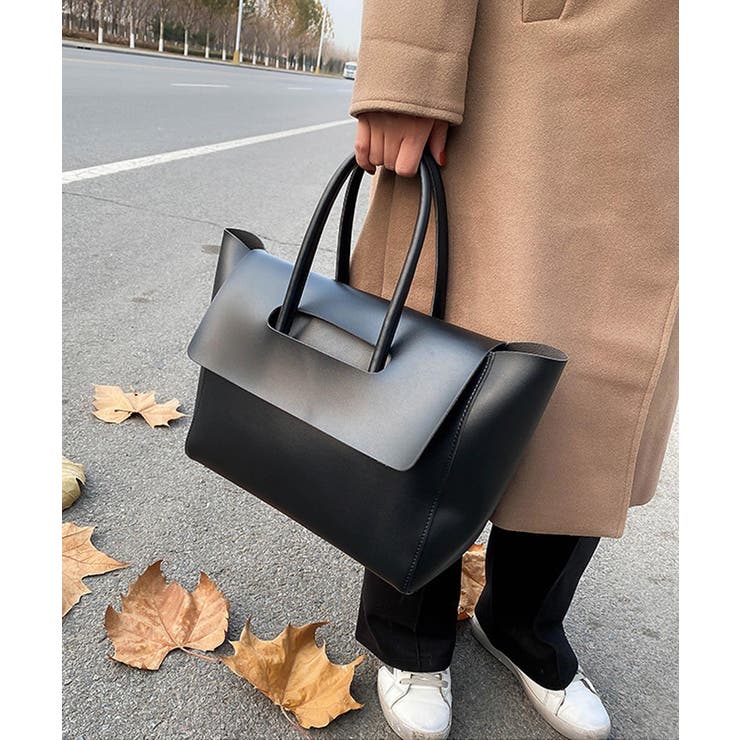 冬新作 フェイクレザー トートバッグ | ShopNikoNiko | 詳細画像8 