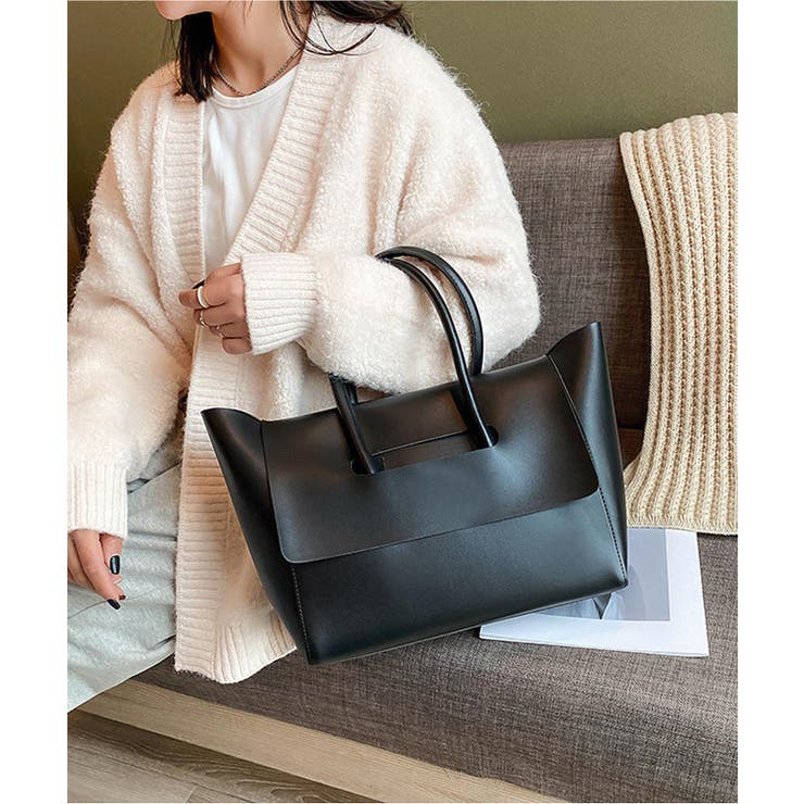 冬新作 フェイクレザー トートバッグ | ShopNikoNiko | 詳細画像10 