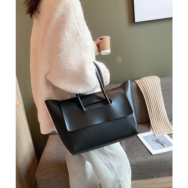 冬新作 フェイクレザー トートバッグ | ShopNikoNiko | 詳細画像11 