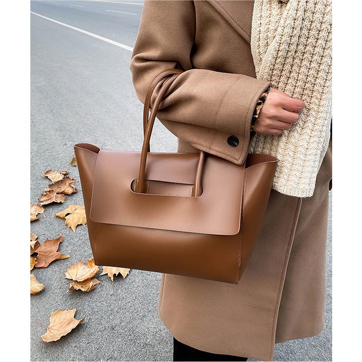 冬新作 フェイクレザー トートバッグ | ShopNikoNiko | 詳細画像12 