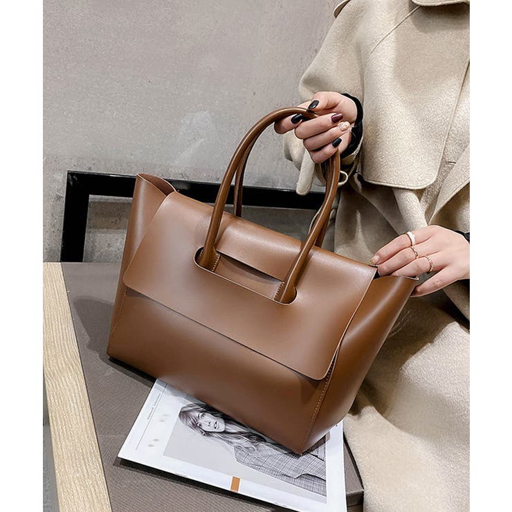 冬新作 フェイクレザー トートバッグ | ShopNikoNiko | 詳細画像15 