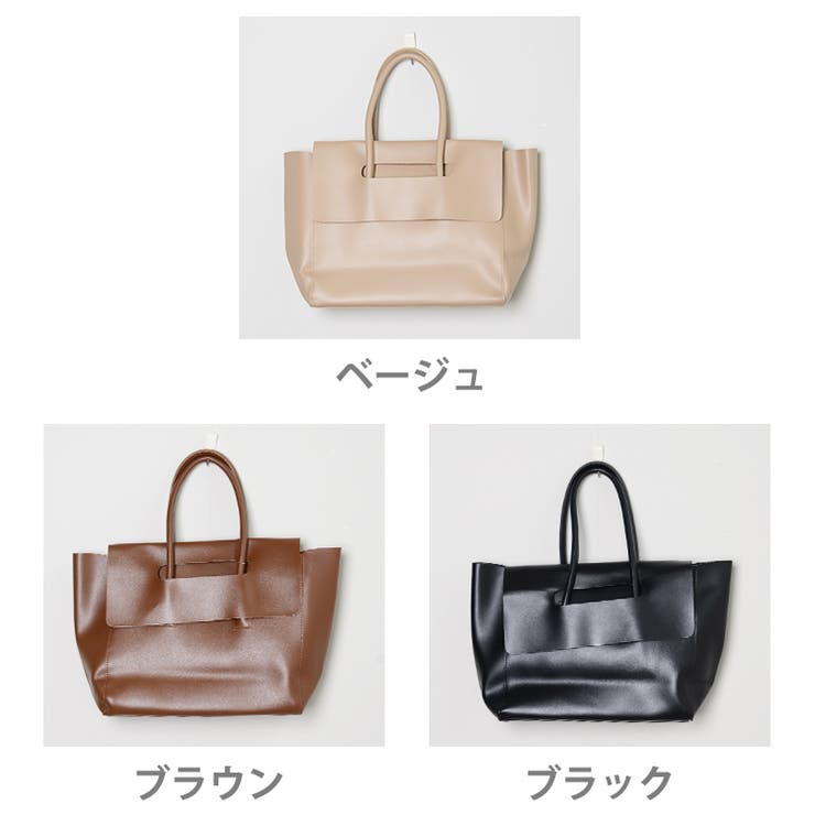 冬新作 フェイクレザー トートバッグ | ShopNikoNiko | 詳細画像2 