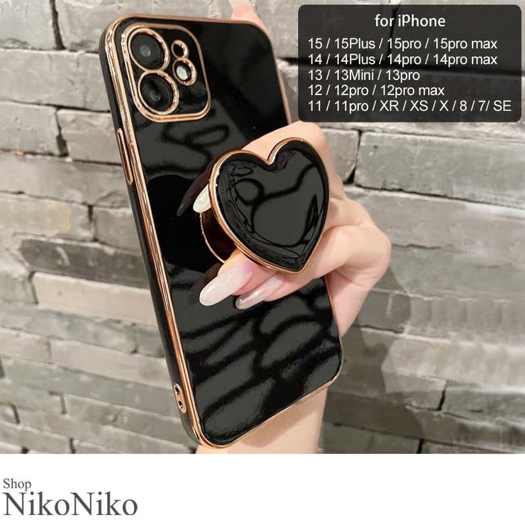 iPhoneケース スマホケース メッキフレーム | ShopNikoNiko | 詳細画像1 