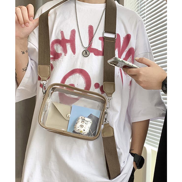 夏新作 ベルトショルダークリアバッグ バッグ | ShopNikoNiko | 詳細画像11 
