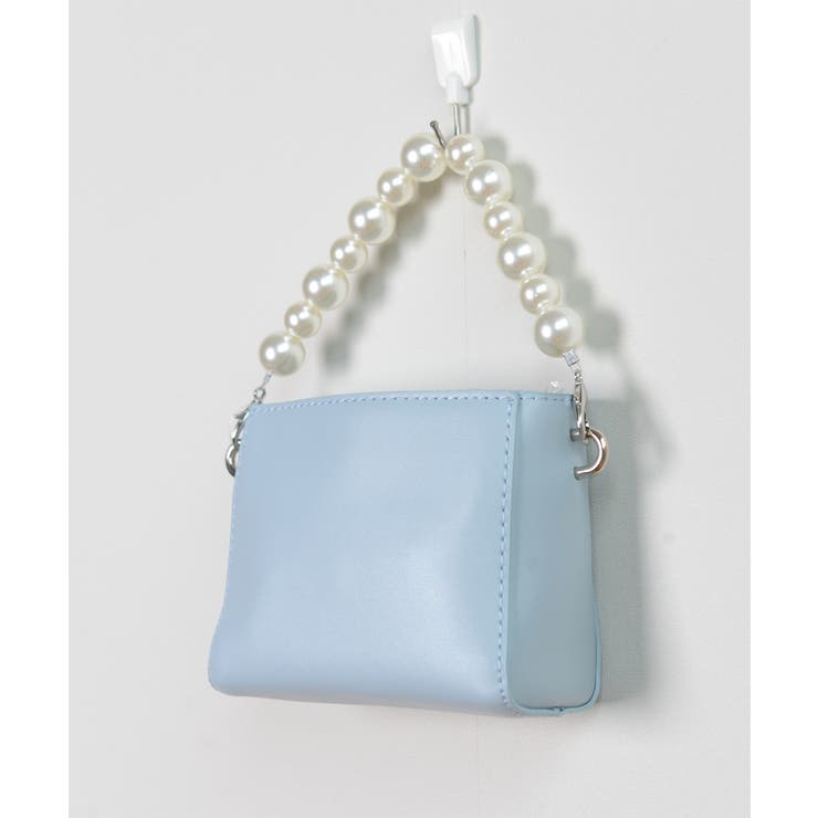 冬新作 2wayハンドルパールバッグ 鞄[品番：MG000007815