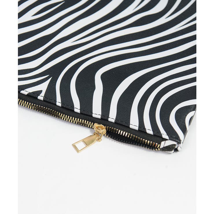 冬新作 ポーチ付き ゼブラ柄クリアバッグ | ShopNikoNiko | 詳細画像24 