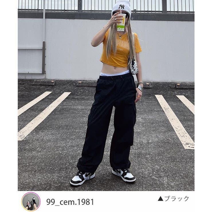 カーゴパンツ 韓国 レディース | ShopNikoNiko | 詳細画像4 