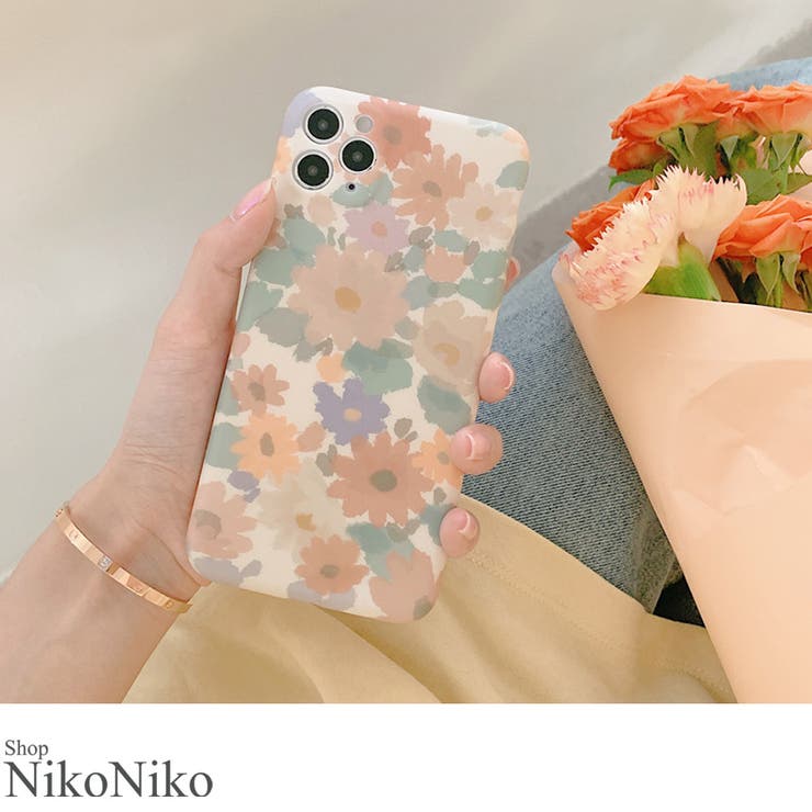 夏新作 アートフラワースマホケース ma | ShopNikoNiko | 詳細画像1 
