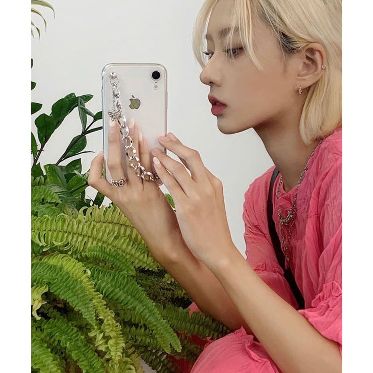 冬新作 バタフライストラップスマホケース ma | ShopNikoNiko | 詳細画像15 