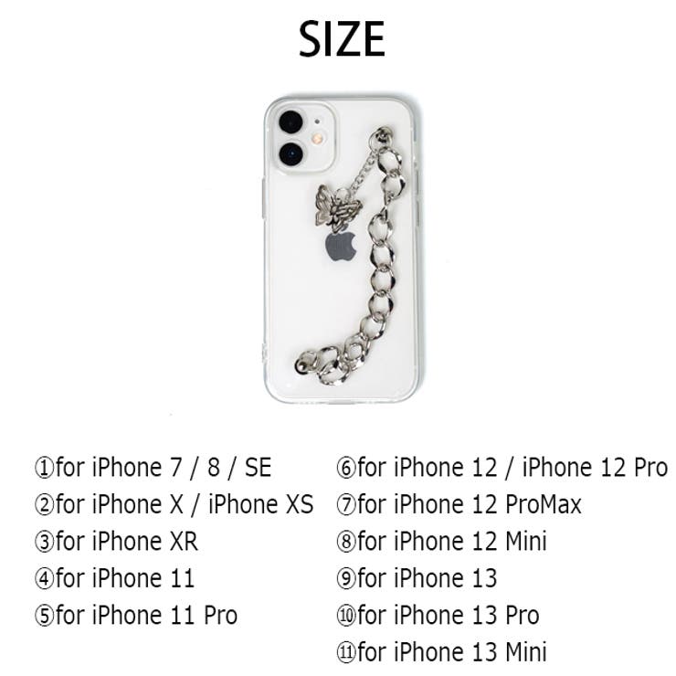 冬新作 バタフライストラップスマホケース ma | ShopNikoNiko | 詳細画像3 