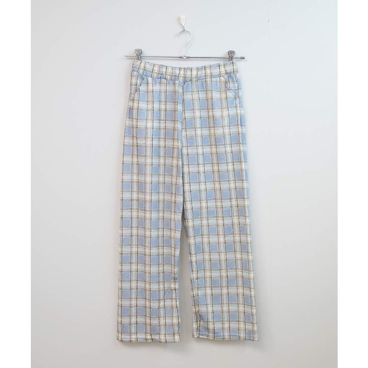 冬新作 ギンガムチェック ワイドパンツ | ShopNikoNiko | 詳細画像16 
