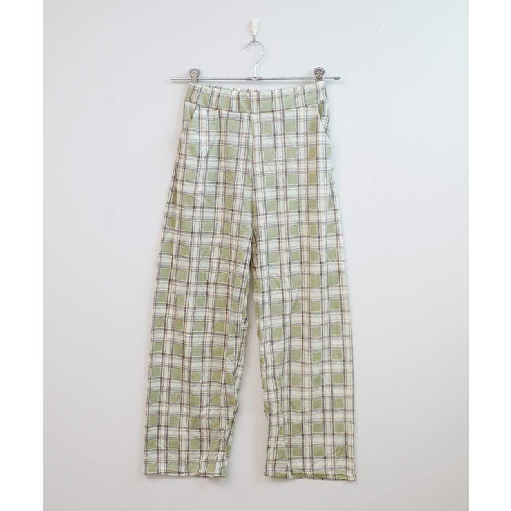 冬新作 ギンガムチェック ワイドパンツ | ShopNikoNiko | 詳細画像17 