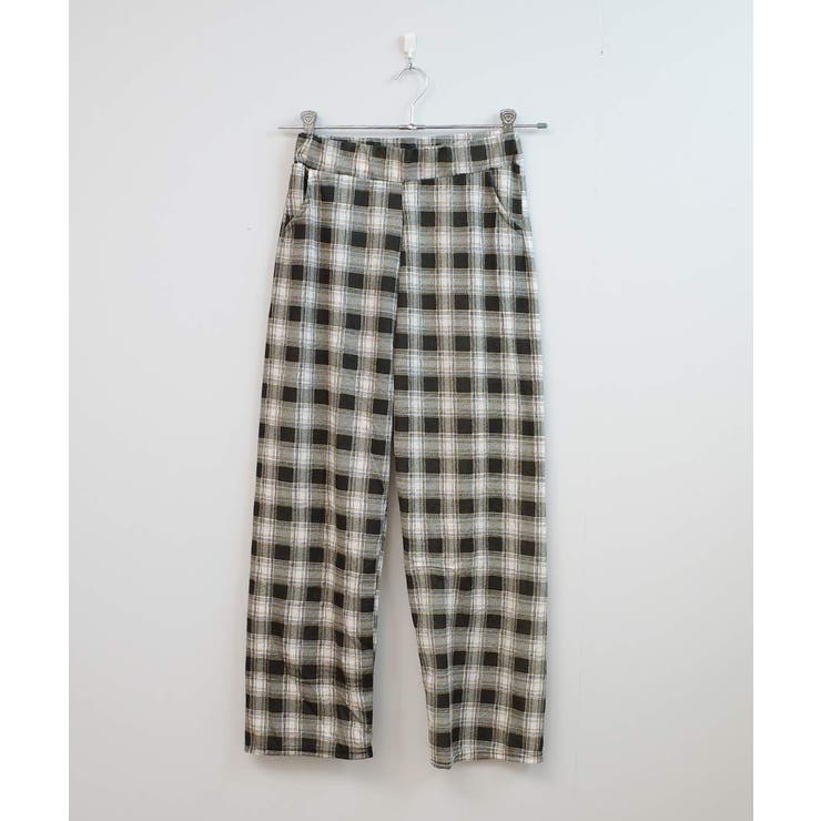 冬新作 ギンガムチェック ワイドパンツ | ShopNikoNiko | 詳細画像19 