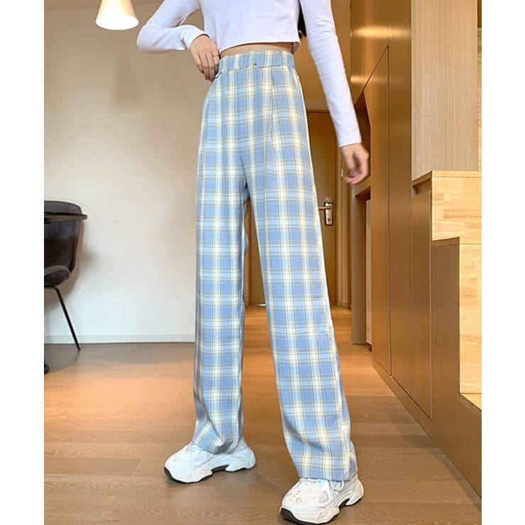 冬新作 ギンガムチェック ワイドパンツ | ShopNikoNiko | 詳細画像11 