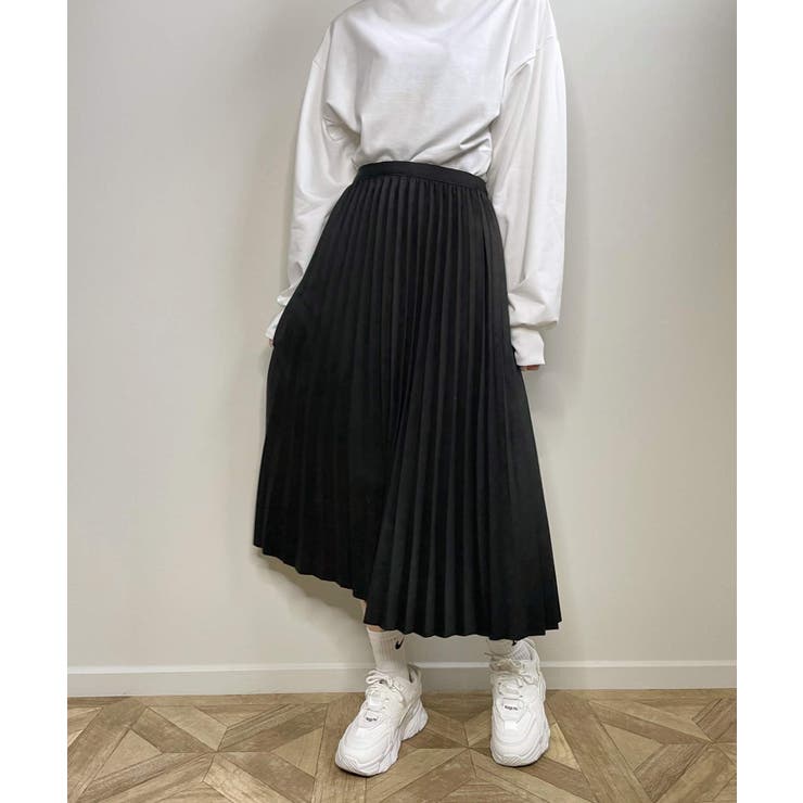 夏新作 フェイクスエード ロングプリーツスカート | ShopNikoNiko | 詳細画像11 