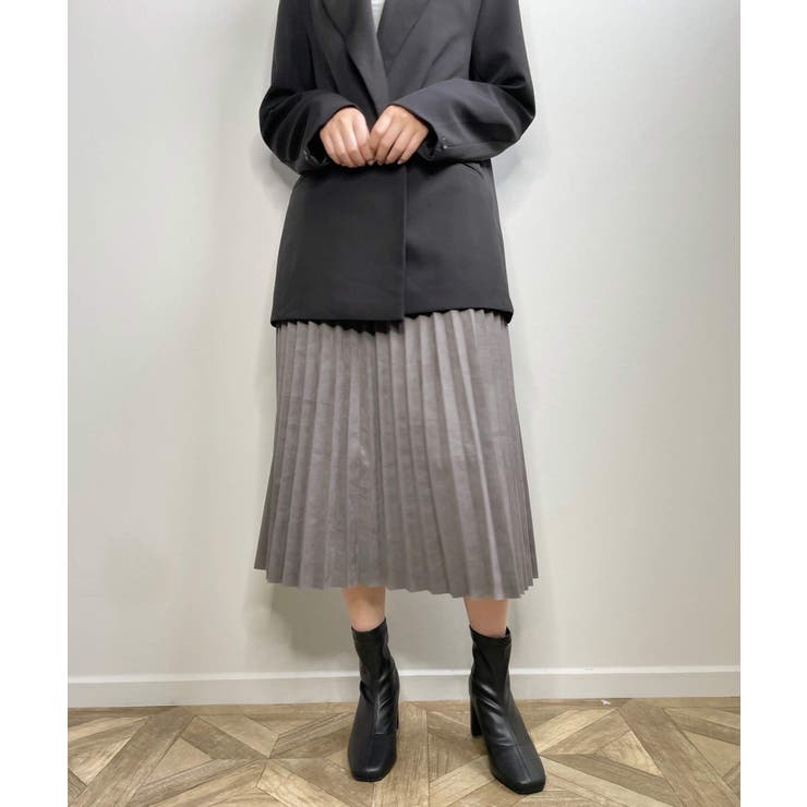夏新作 フェイクスエード ロングプリーツスカート | ShopNikoNiko | 詳細画像18 