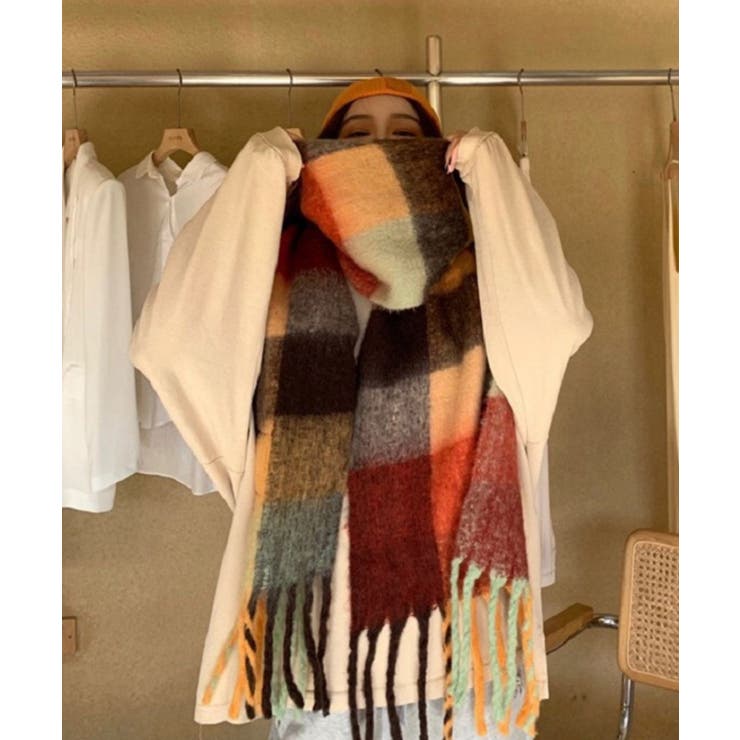 マフラー チェック柄 ストール | ShopNikoNiko | 詳細画像15 